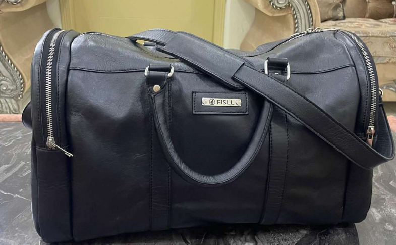 Knicks Shadow Legacy Leather Duffle Bag
