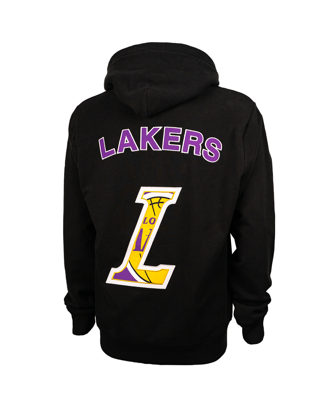 Los Angeles Lakers White Logo Hooded Sweatshirt Size Small